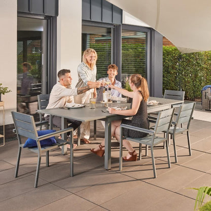 Home Deluxe Gartentisch ausziehbar CASA - 160/240 x 100 cm
