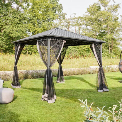 Home Deluxe LED Solar Pavillon AZUR - 270 x 270 cm