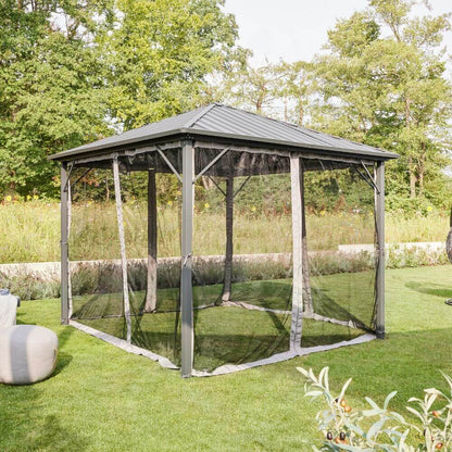Home Deluxe LED Solar Pavillon AZUR - 270 x 270 cm