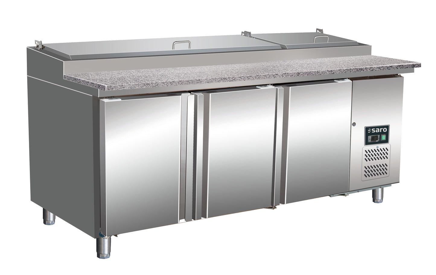 SARO Belegstation 1/3 GN, Granitarbeitsplatte, SH 2000