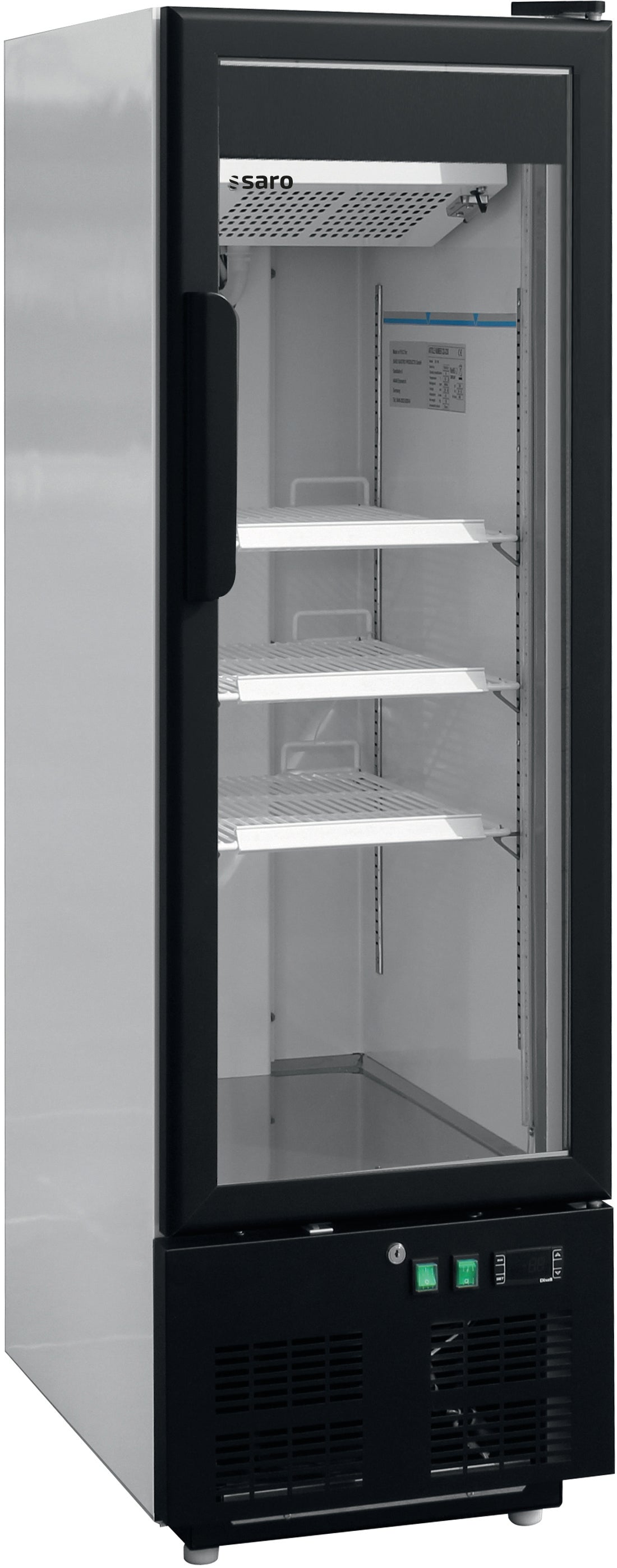 SARO Tiefkühlschrank, Glastür, Modell EK 199