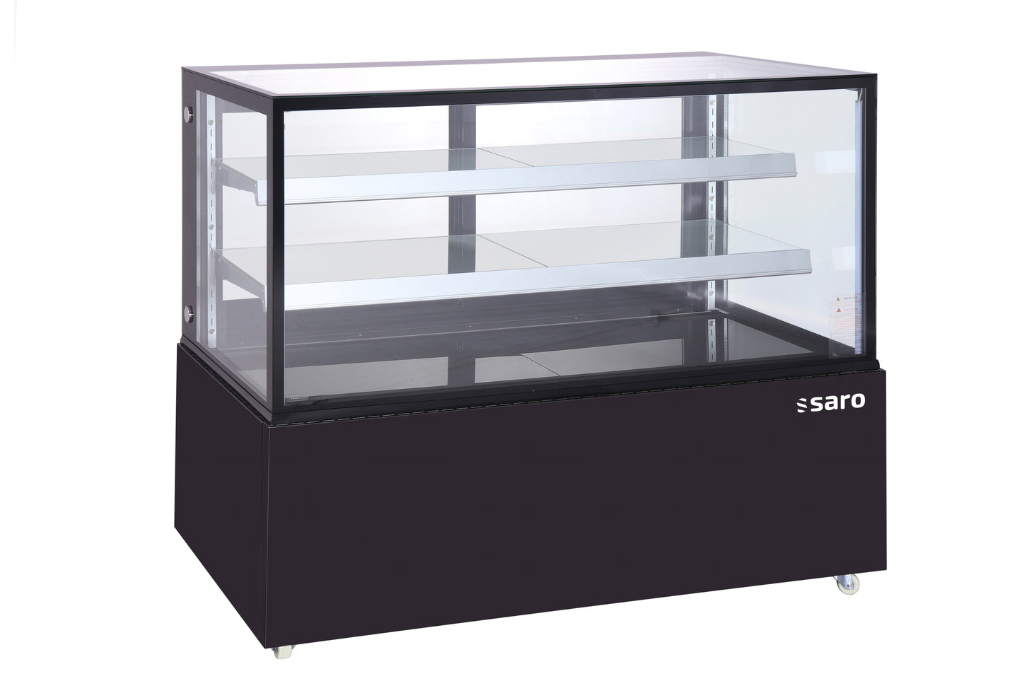 SARO Kuchenvitrine 410 L, schwarz Modell MARION