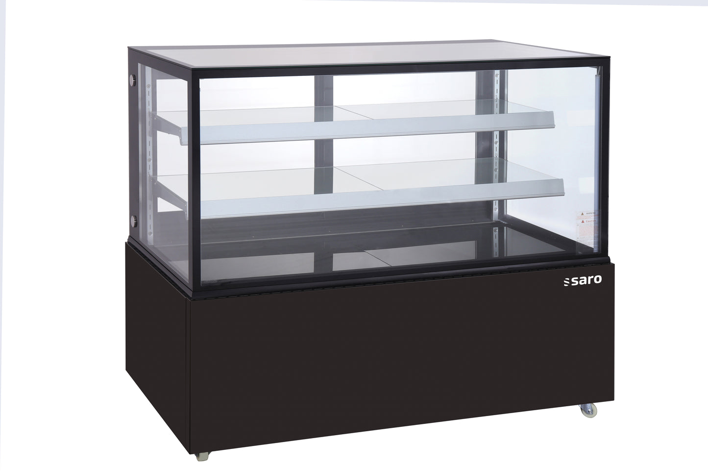 SARO Kuchenvitrine 510 L, schwarz Modell VANESSA