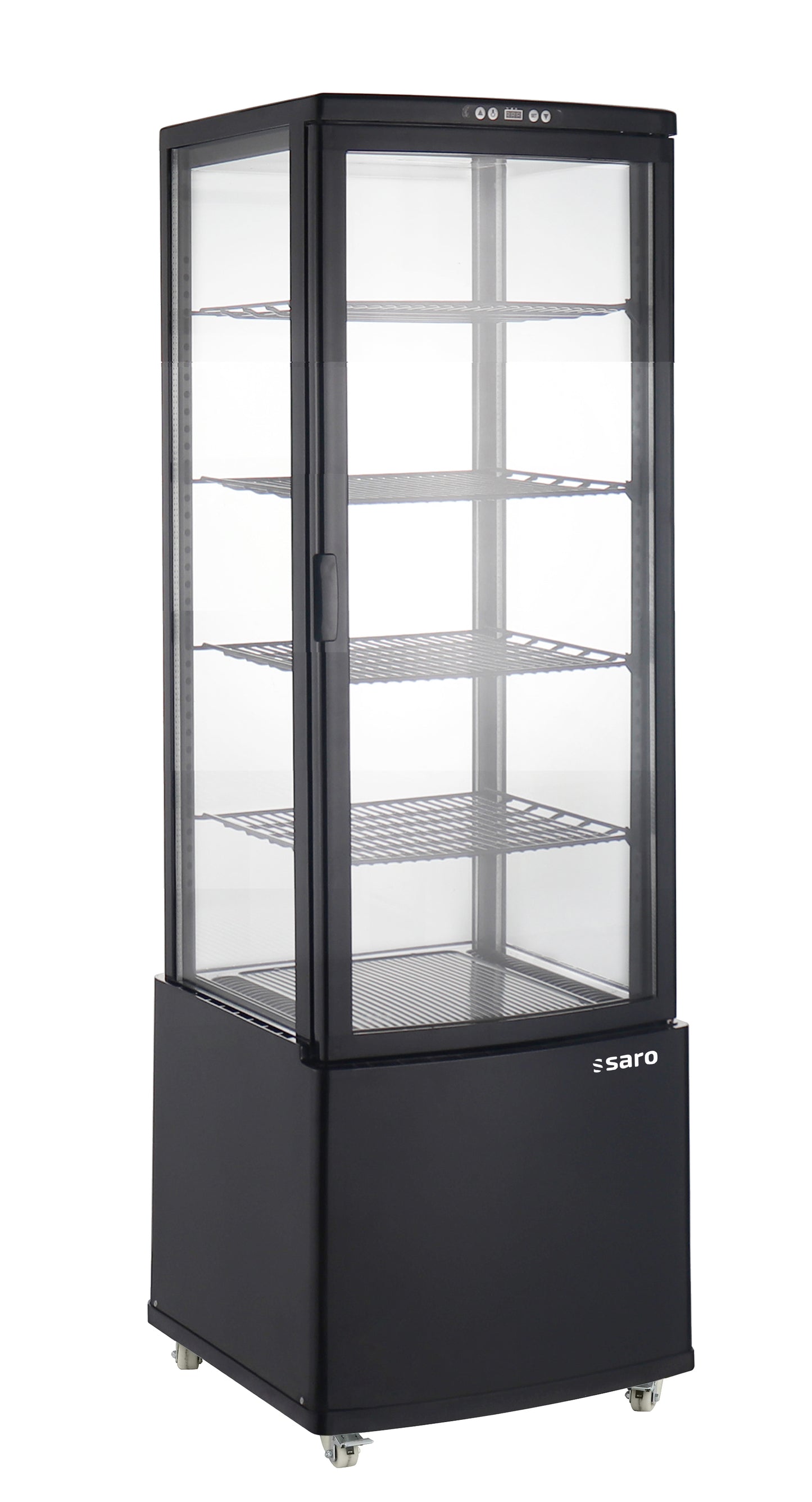 SARO Kühlvitrine Modell PHIL AV, schwarz