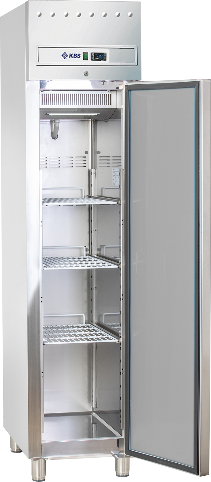 KBS Gastrotechnik Edelstahl Gewerbekühlschrank KU 356