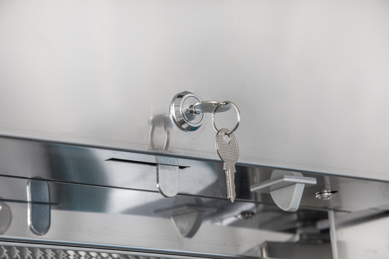 KBS Gastrotechnik Edelstahl Gewerbekühlschrank KU 356