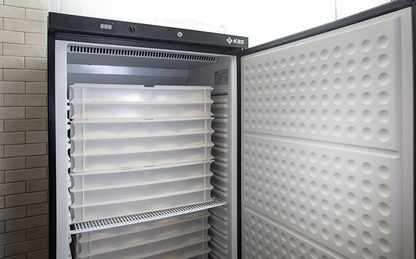 KBS Gastrotechnik Umluft Gewerbekühlschrank KBS 602 U Black Line