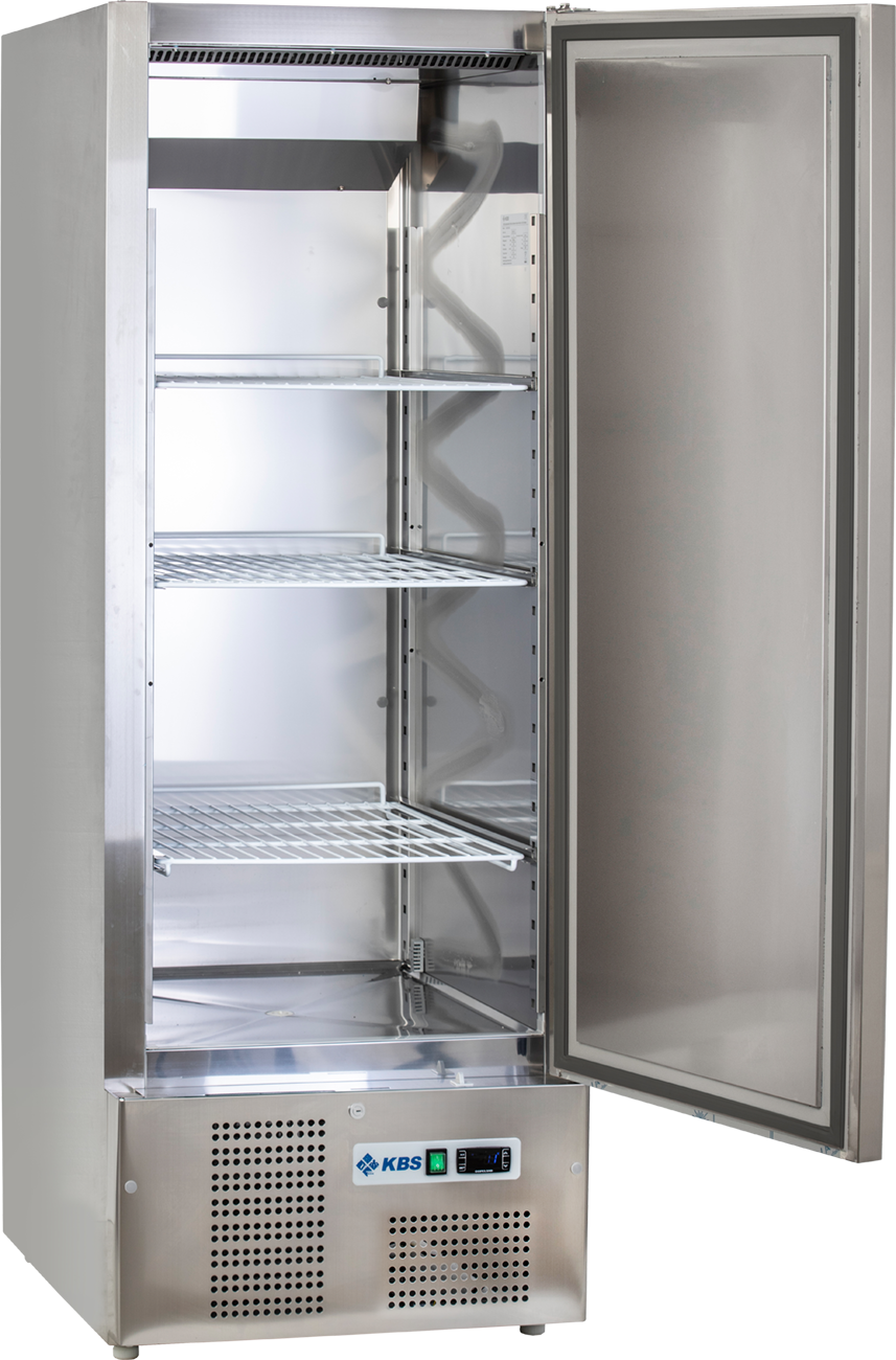 KBS Gastrotechnik Edelstahlkühlschrank KU 650 CNS