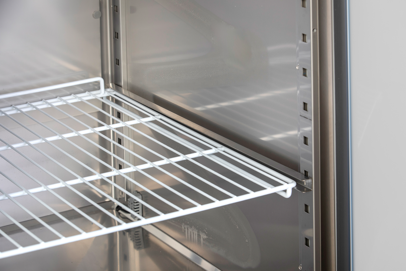 KBS Gastrotechnik Edelstahlkühlschrank KU 650 CNS