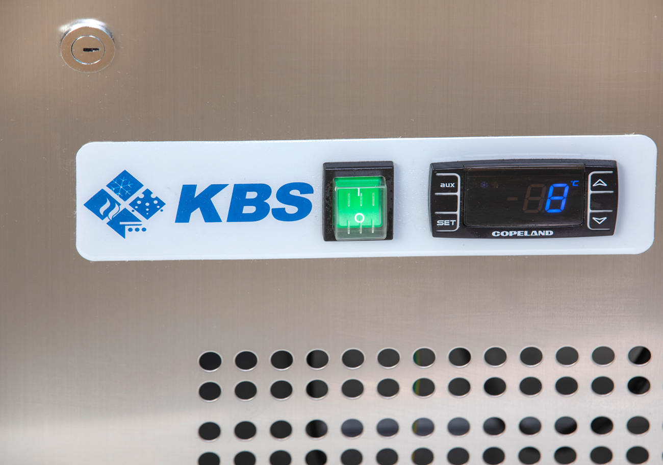 KBS Gastrotechnik Edelstahlkühlschrank KU 650 CNS