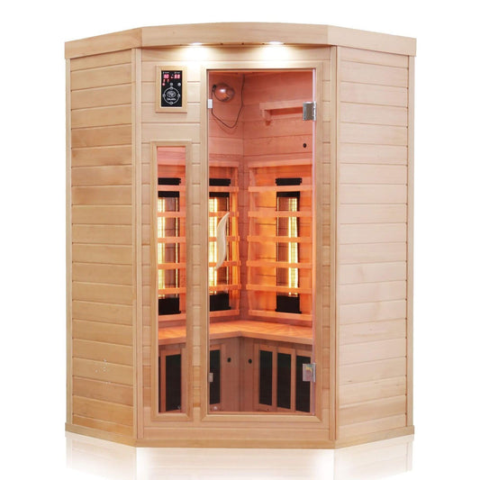 Dewello Infrarotkabine LAKEFIELD 120x120 Dual-Therm bei TroniTechnik