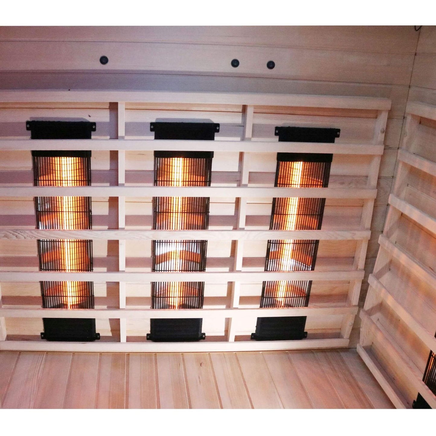 Dewello Infrarotkabine LAKEFIELD 120x120 Dual-Therm bei TroniTechnik