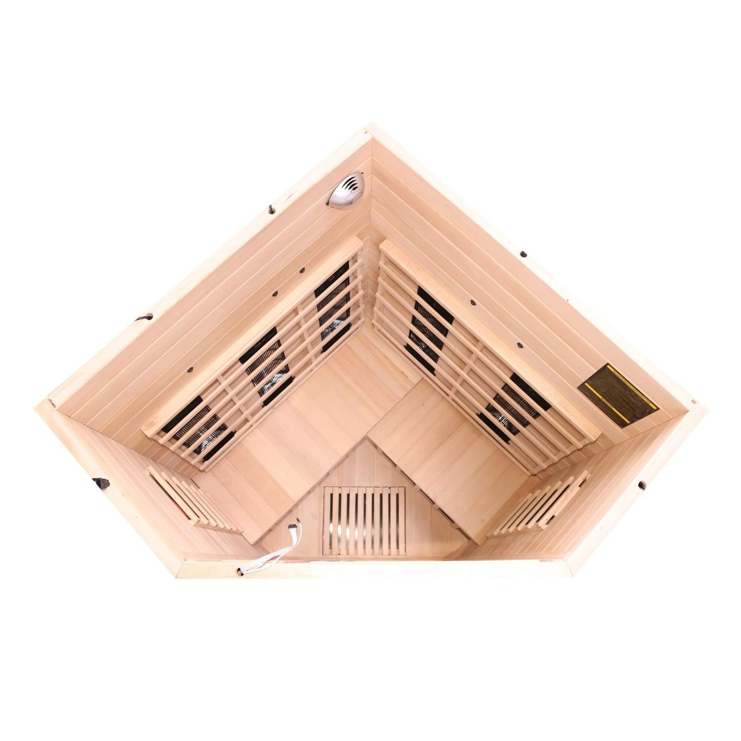 Dewello Infrarotkabine LAKEFIELD 120x120 Dual-Therm bei TroniTechnik