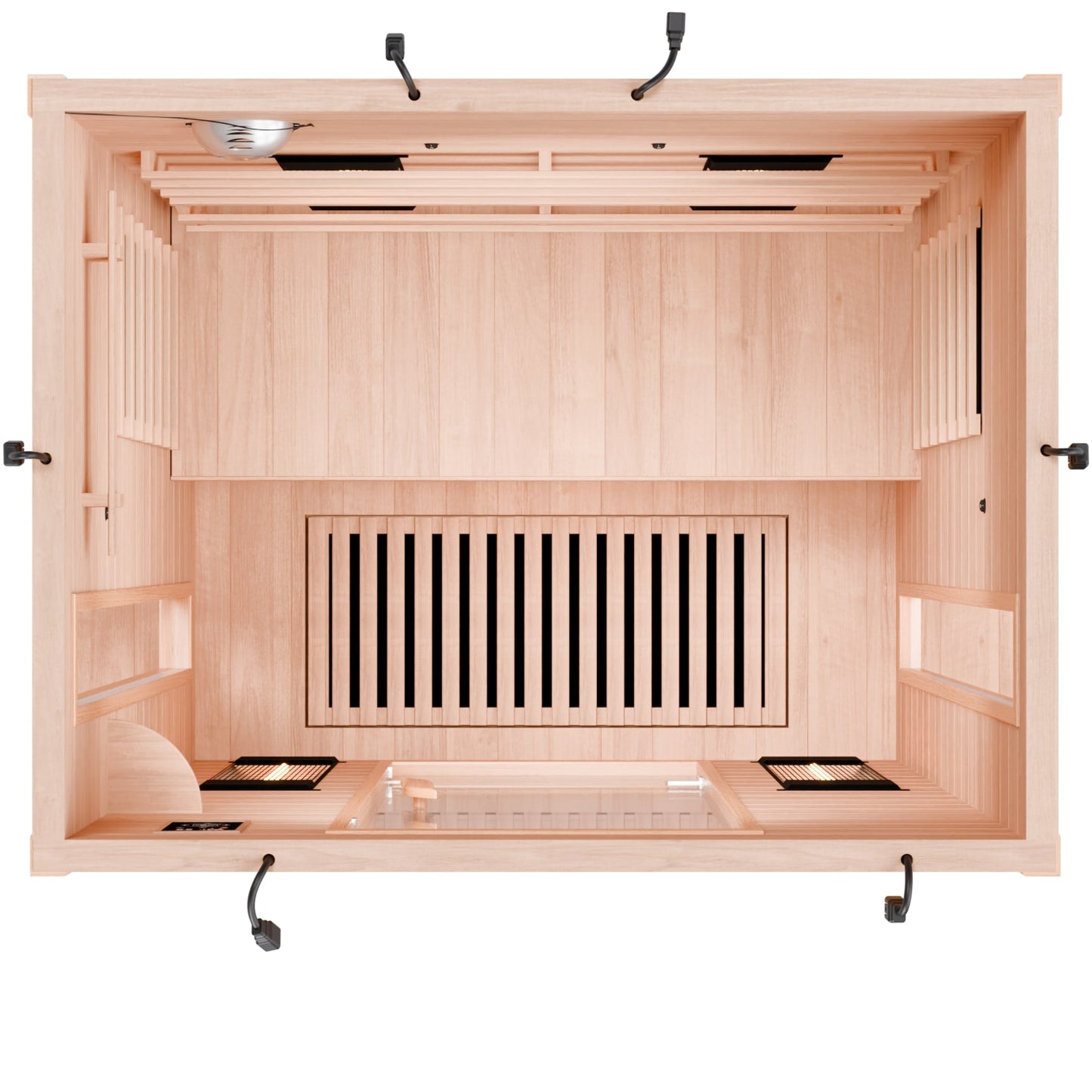 Dewello Infrarotkabine PIERSON 135x105 Dual-Therm bei TroniTechnik