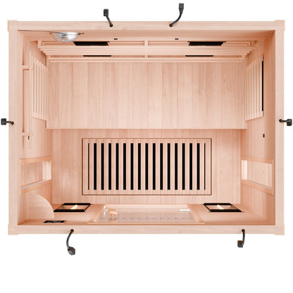Dewello Infrarotkabine PIERSON 135x105 Dual-Therm bei TroniTechnik