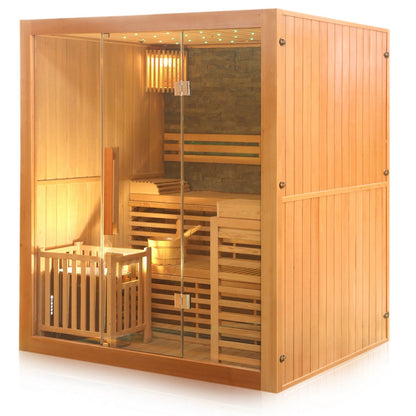 Dewello Finnische Sauna SARNIA PLUS 180x140 bei TroniTechnik