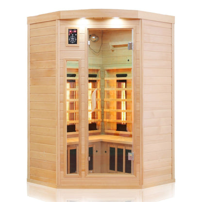 Dewello Infrarotkabine LAKEFIELD 140x140 Dual-Therm bei TroniTechnik