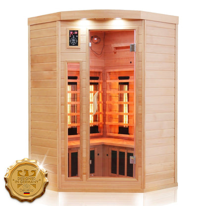 Dewello Infrarotkabine LAKEFIELD 140x140 Dual-Therm bei TroniTechnik