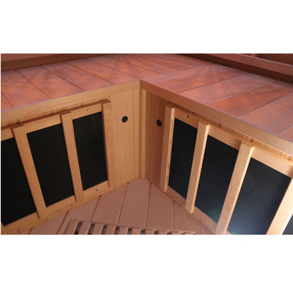 Dewello Infrarotkabine LAKEFIELD 140x140 Dual-Therm bei TroniTechnik