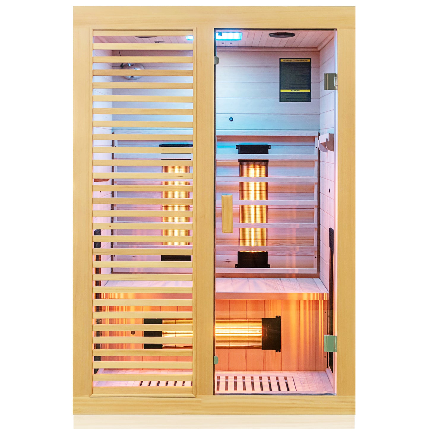 Dewello Infrarotkabine HAMLIN VOLLSPEKTRUM 130x105 bei TroniTechnik