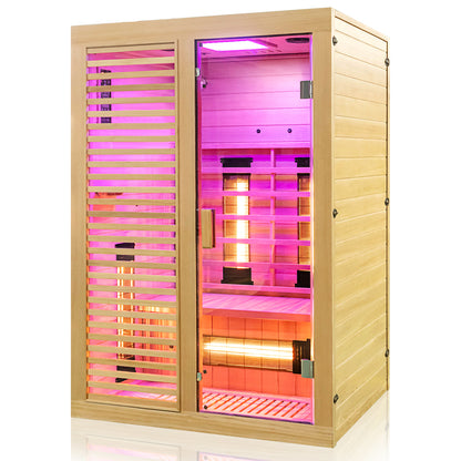 Dewello Infrarotkabine HAMLIN VOLLSPEKTRUM 130x105 bei TroniTechnik
