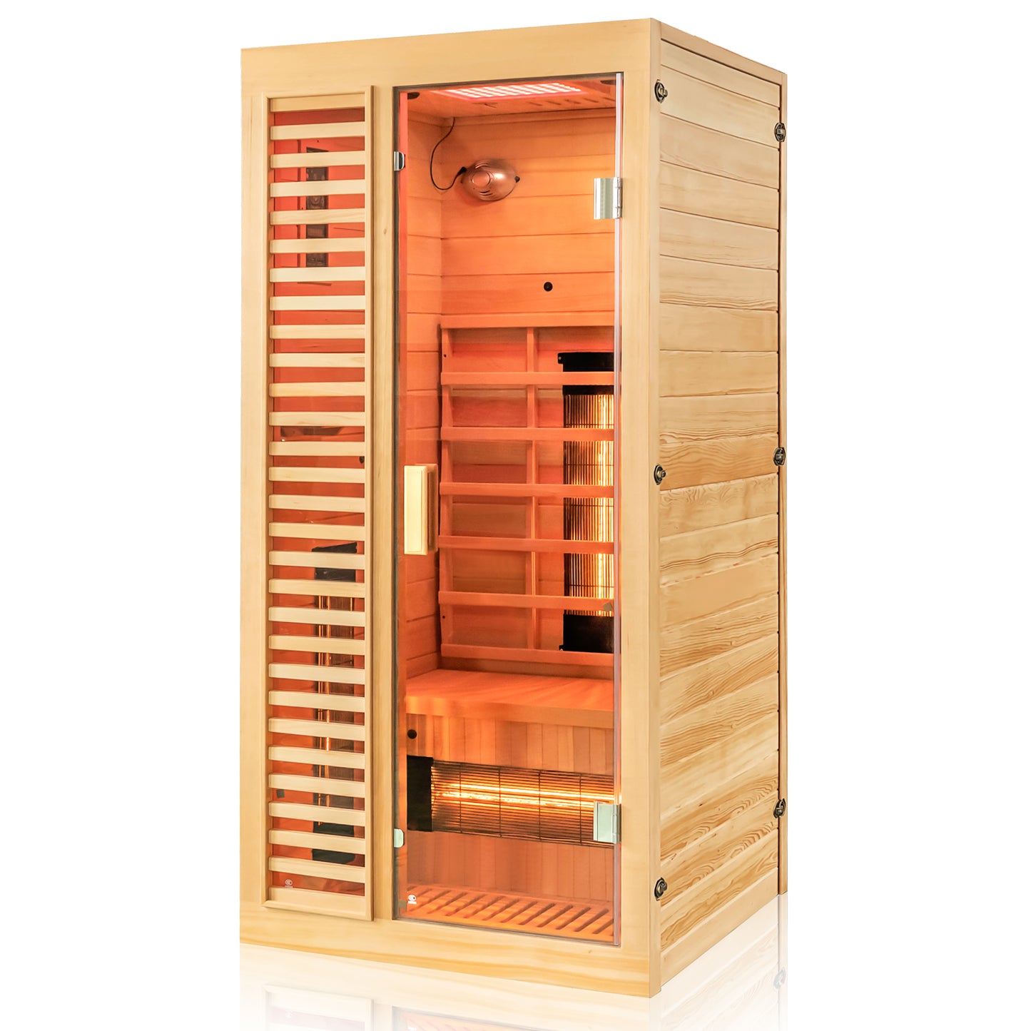 Dewello Infrarotkabine HAMLIN VOLLSPEKTRUM 90x90 bei TroniTechnik
