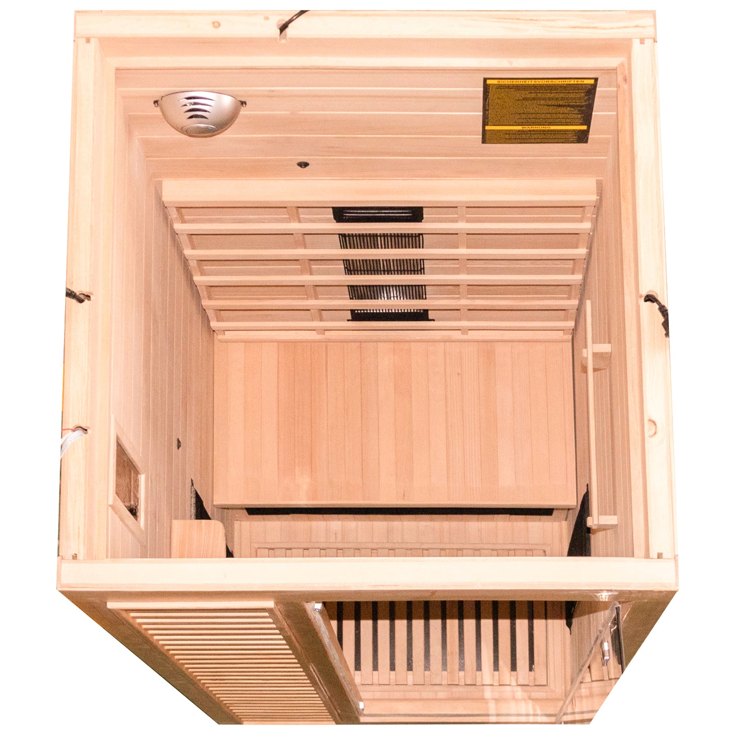 Dewello Infrarotkabine HAMLIN VOLLSPEKTRUM 90x90 bei TroniTechnik