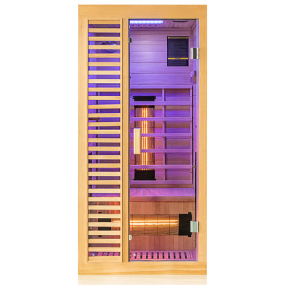 Dewello Infrarotkabine HAMLIN VOLLSPEKTRUM 90x90 bei TroniTechnik