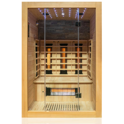 Dewello Infrarotkabine MILTON VOLLSPEKTRUM 135x105 bei TroniTechnik