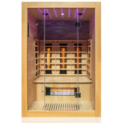 Dewello Infrarotkabine MILTON VOLLSPEKTRUM 135x105 bei TroniTechnik