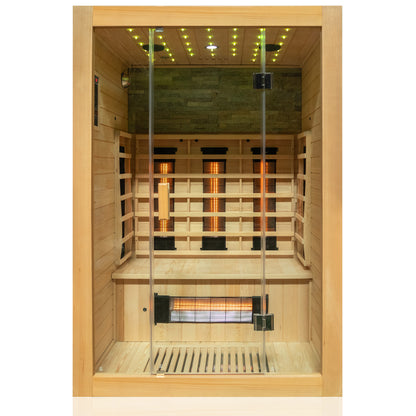 Dewello Infrarotkabine MILTON VOLLSPEKTRUM 135x105 bei TroniTechnik