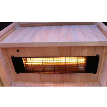 Dewello Infrarotkabine PIERSON 90x90 Dual-Therm bei TroniTechnik