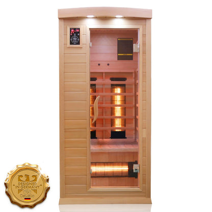 Dewello Infrarotkabine PIERSON 90x90 Dual-Therm bei TroniTechnik