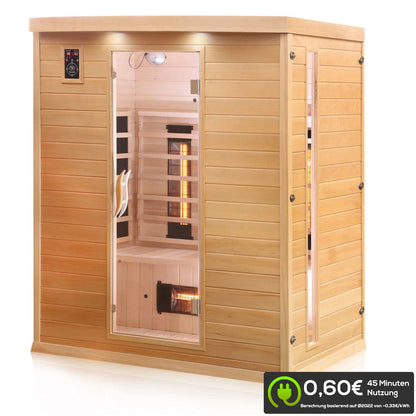 Dewello Infrarotkabine PIERSON 160x105 Dual-Therm bei TroniTechnik