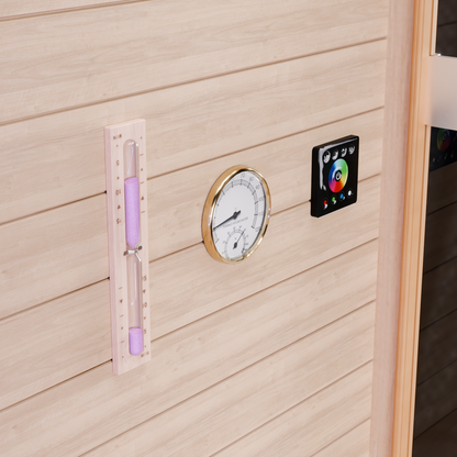 Dewello Finnische Sauna TOFINO 160cm x 150cm bei TroniTechnik
