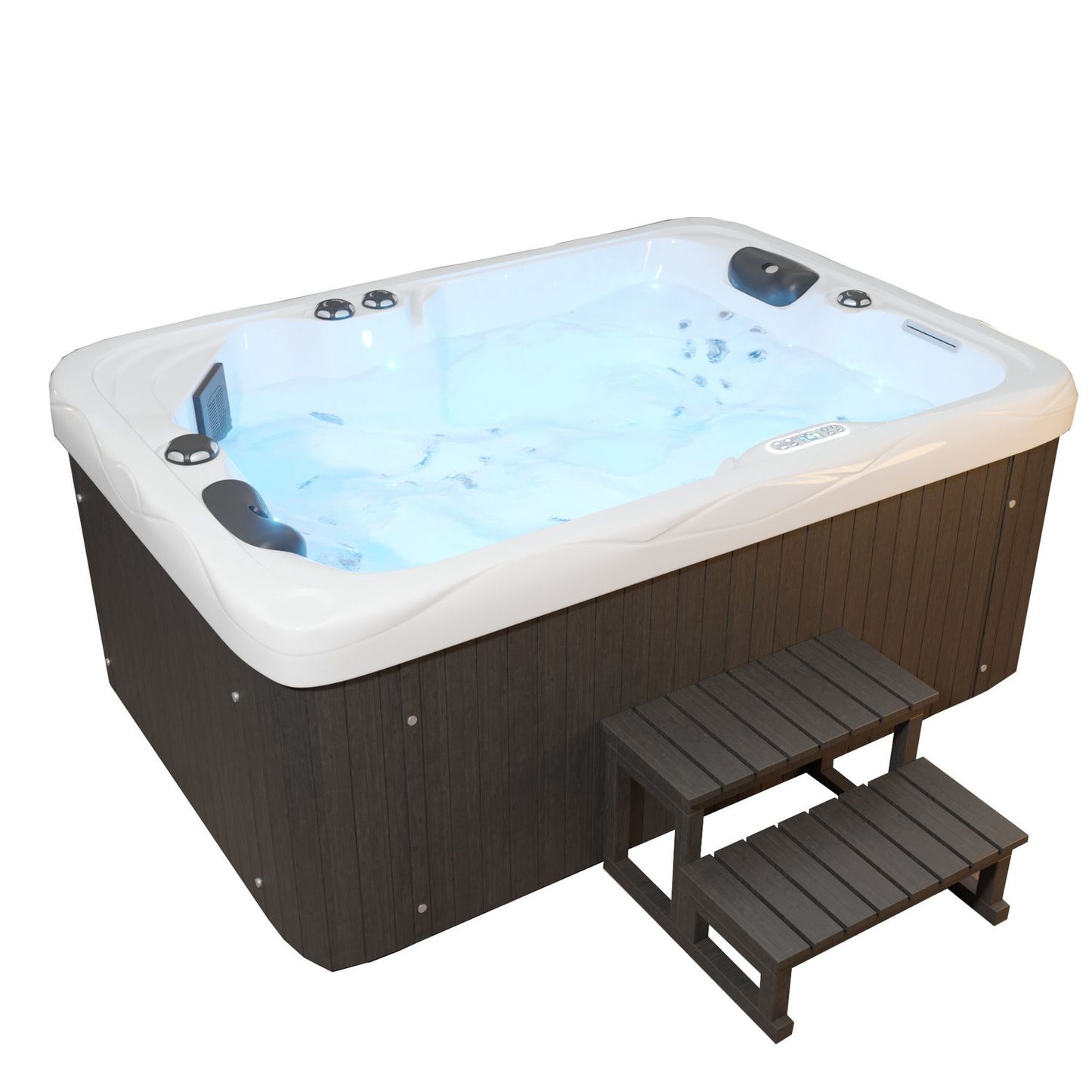 Tronitechnik Outdoor Whirlpool LEVANZO weiß 190x135