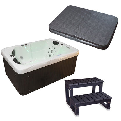 Tronitechnik Outdoor Whirlpool LEVANZO weiß 190x135