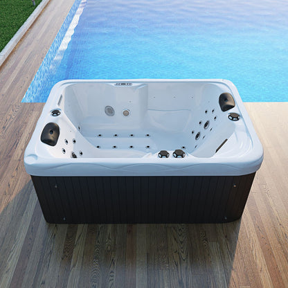 Tronitechnik Outdoor Whirlpool LEVANZO weiß 190x135