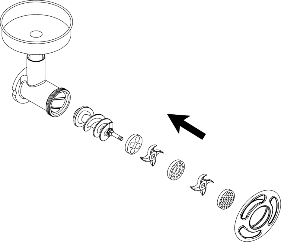 KBS Gastrotechnik Fleischwolf 160kg mit Unger-System