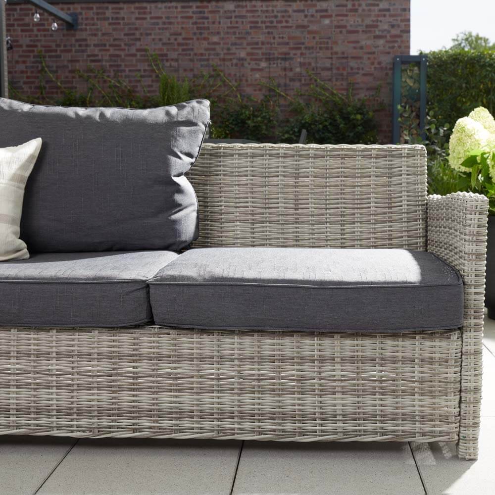 Home Deluxe Rattan Sitzgruppe inkl. Tisch BAHIA