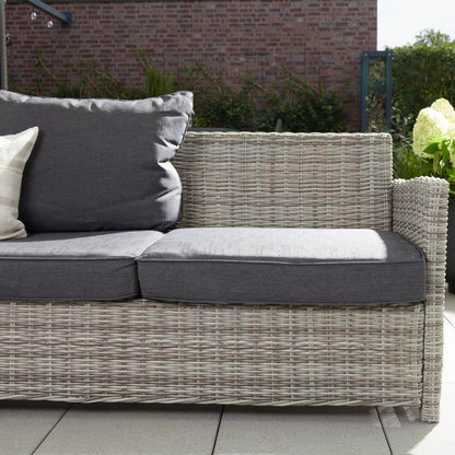 Home Deluxe Rattan Sitzgruppe inkl. Tisch BAHIA