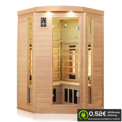 Dewello Infrarotkabine LAKEFIELD 3 120x120 Dual-Therm bei TroniTechnik