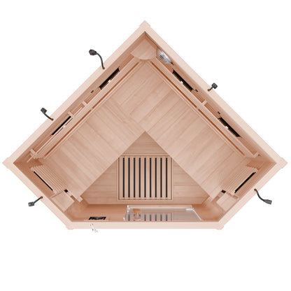 Dewello Infrarotkabine LAKEFIELD 3 120x120 Dual-Therm bei TroniTechnik