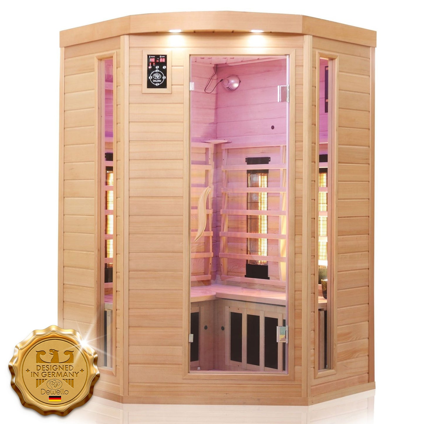 Dewello Infrarotkabine LAKEFIELD 3 120x120 Dual-Therm bei TroniTechnik