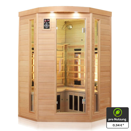 Dewello Infrarotkabine LAKEFIELD 3 120x120 Dual-Therm bei TroniTechnik