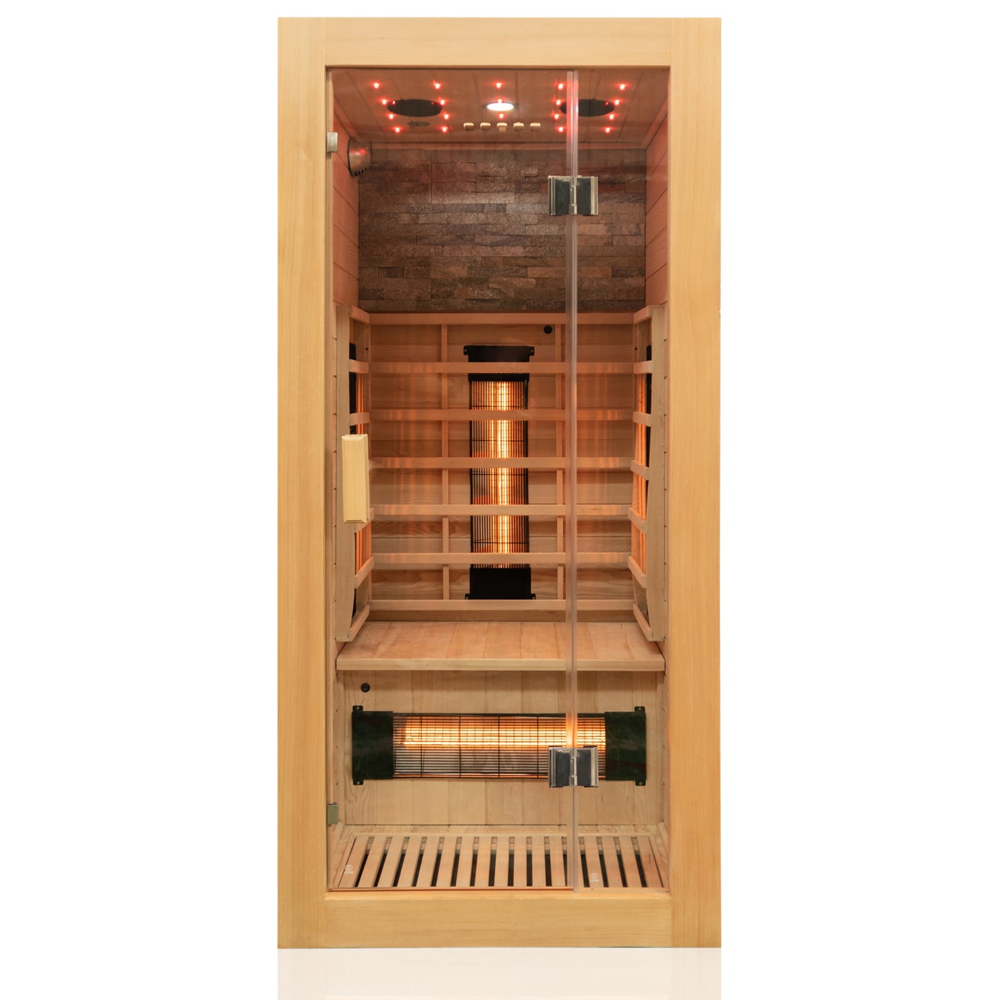Dewello Infrarotkabine MILTON VOLLSPEKTRUM 90x90 bei TroniTechnik