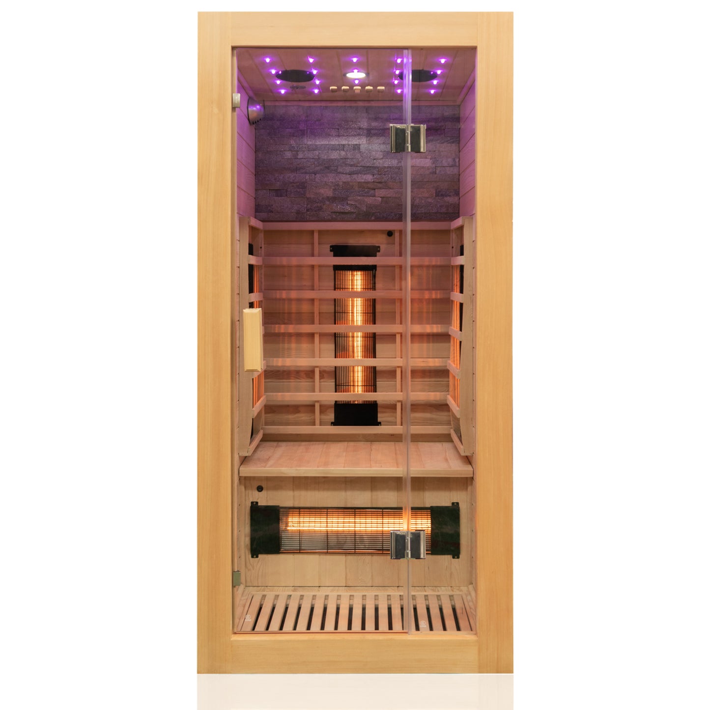 Dewello Infrarotkabine MILTON VOLLSPEKTRUM 90x90 bei TroniTechnik