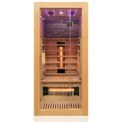 Dewello Infrarotkabine MILTON VOLLSPEKTRUM 90x90 bei TroniTechnik