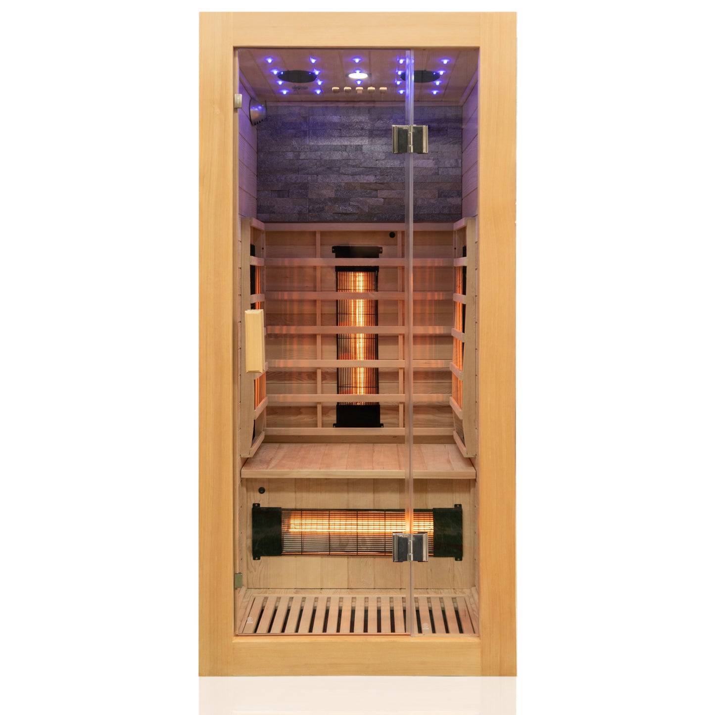 Dewello Infrarotkabine MILTON VOLLSPEKTRUM 90x90 bei TroniTechnik