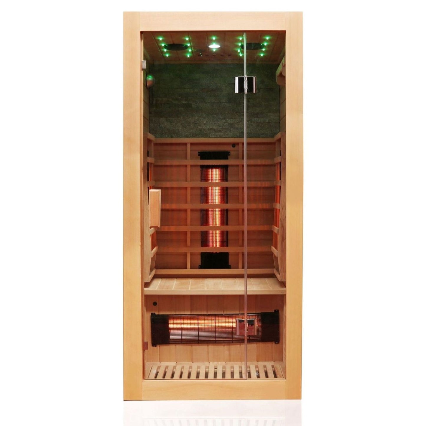 Dewello Infrarotkabine MILTON VOLLSPEKTRUM 90x90 bei TroniTechnik